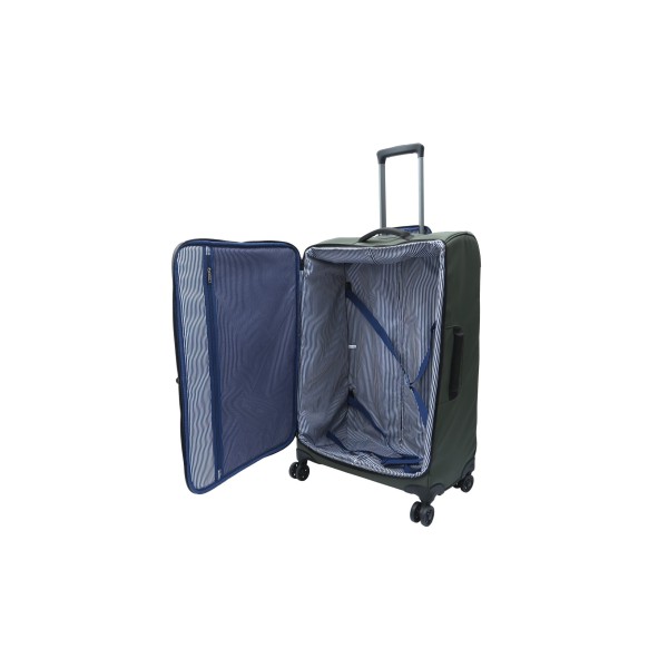 Σάκος Ταξιδίου Μεγάλος Με Ρόδες 72cm Paulter 8351-28 Green