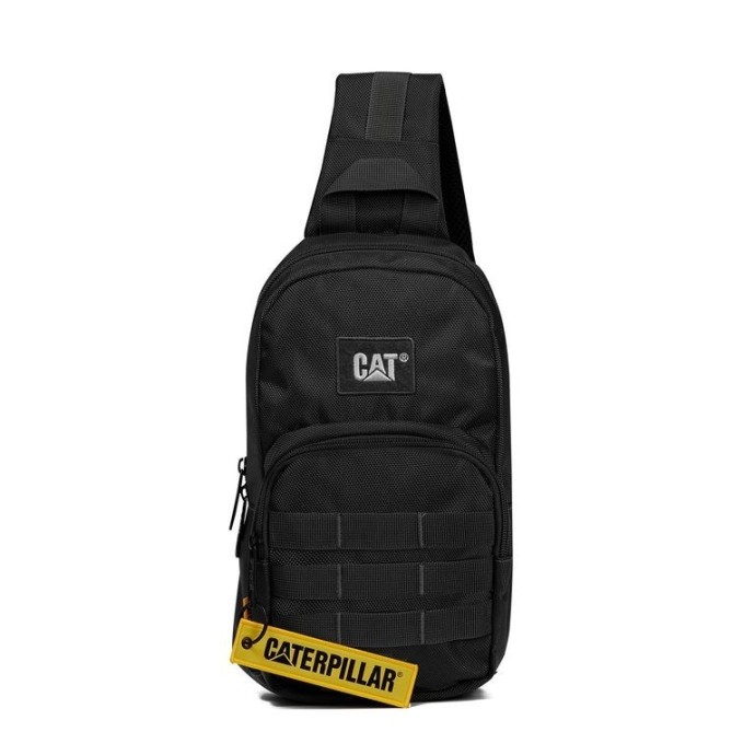Τσαντάκι Ώμου Διαγώνιο Sling Bag Caterpillar 84932-01 Μαύρο