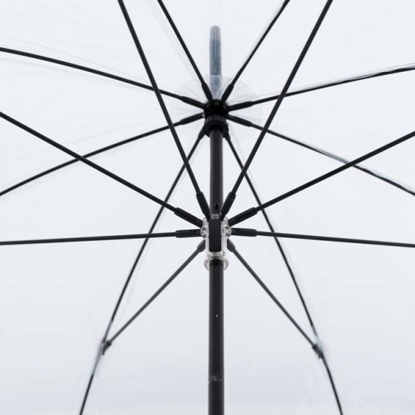 Όμπρέλα Βροχής Χειροκίνητη Με Γυριστή Λαβή Knirps C.Series Manual Long Play Transparent