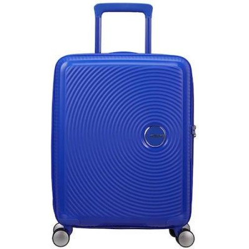 Βαλίτσα Καμπίνας Σκληρή American Tourister Soundbox Spinner 55cm Exp 88472-1217 Cobalt BLue