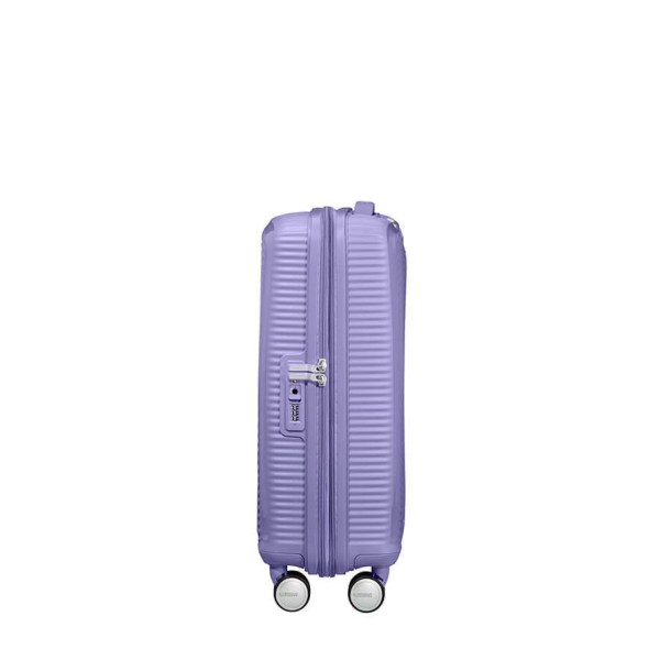 Βαλίτσα Καμπίνας Σκληρή American Tourister Soundbox Spinner 55cm Exp 88472-1491 Lavender