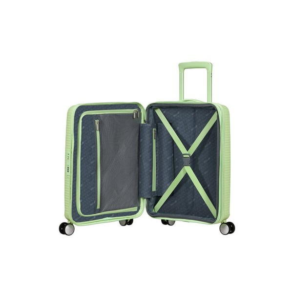 Βαλίτσα Καμπίνας Σκληρή American Tourister Soundbox 55x40x20/23cm 88472-A938 Kiwi Green