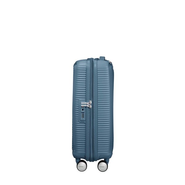 Βαλίτσα Καμπίνας Σκληρή American Tourister Soundbox 55x40x20/23cm 88472-E612 Stone Blue Βαλίτσα Καμπίνας Σκληρή American Tourister Soundbox 55x40x20/23cm 88472-E612 Stone Blue