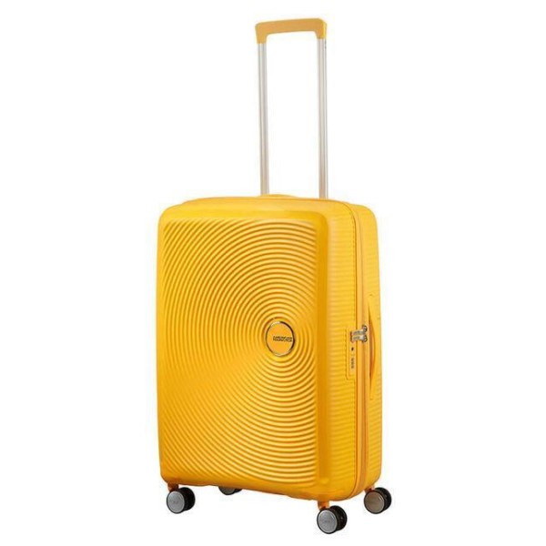 Βαλίτσα Μεσαία Σκληρή American Tourister Soundbox EXP 67x47x29/32cm 88473-1371 Golden Yellow