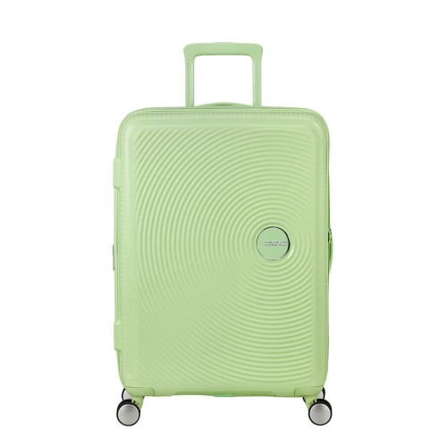 Βαλίτσα Μεσαία Σκληρή Επεκτεινόμενη American Tourister Soundbox 67x47x29/32cm Kiwi Green