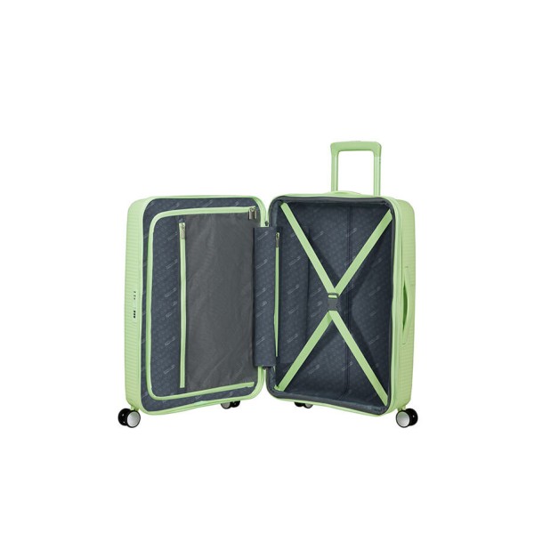 Βαλίτσα Μεσαία Σκληρή Επεκτεινόμενη American Tourister Soundbox 67x47x29/32cm Kiwi Green Βαλίτσα Μεσαία Σκληρή Επεκτεινόμενη American Tourister Soundbox 67x47x29/32cm Kiwi Green