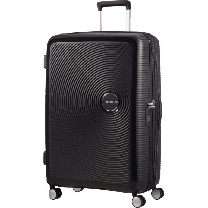 Βαλίτσα Σκληρή American Tourister Soundbox Spinner 77cm Exp 88474-1027 Bass Black ΒΑΛΙΤΣΕΣ & ΣΑΚΟΙ ΤΑΞΙΔΙΟΥ