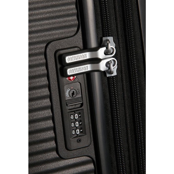 Βαλίτσα Σκληρή American Tourister Soundbox Spinner 77cm Exp 88474-1027 Bass Black ΒΑΛΙΤΣΕΣ & ΣΑΚΟΙ ΤΑΞΙΔΙΟΥ