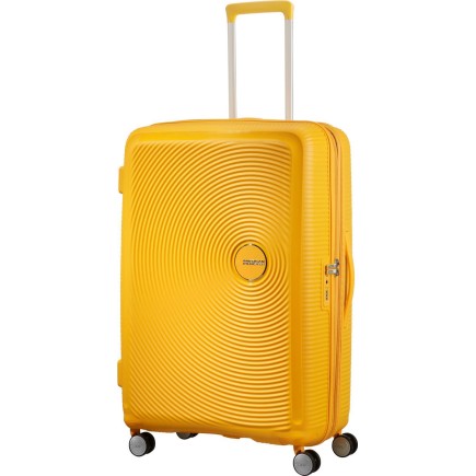 Βαλίτσα Σκληρή American Tourister Soundbox Spinner 77cm Exp 88474-1371 Golden Yellow