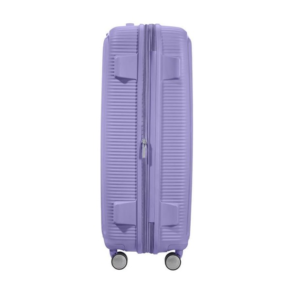 Βαλίτσα Σκληρή American Tourister Soundbox Spinner 77cm Exp 88474-1491 Lavender
