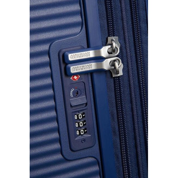 Βαλίτσα Σκληρή American Tourister Soundbox Spinner 77cm Exp 88474-1552 Midnight Navy ΒΑΛΙΤΣΕΣ & ΣΑΚΟΙ ΤΑΞΙΔΙΟΥ