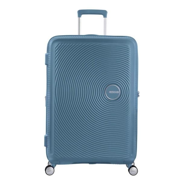 Βαλίτσα Σκληρή American Tourister Soundbox Spinner 77cm Exp 88474-E612 Stone Blue ΒΑΛΙΤΣΕΣ & ΣΑΚΟΙ ΤΑΞΙΔΙΟΥ