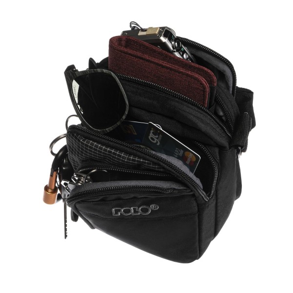 Τσαντάκι Ώμου Polo Strike S Μαύρο ΤΣΑΝΤΕΣ & ΠΟΡΤΟΦΟΛΙΑ