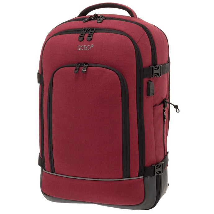 Σακίδιο Πλάτης POLO Cabin 9-09-002-30 Κόκκινο ΣΑΚΙΔΙΑ ΠΛΑΤΗΣ