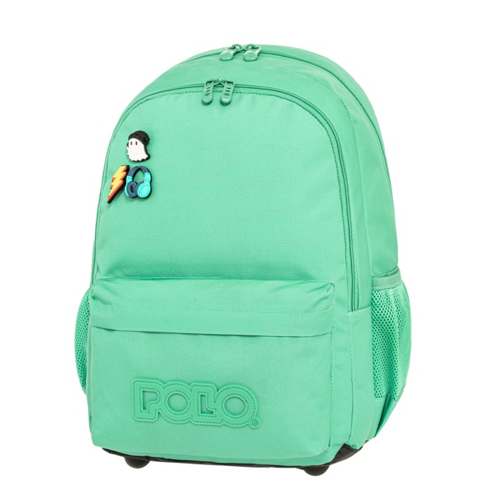 Σακίδιο Πλάτης POLO Pins 901059-6700 Πράσινο Ανοιχτό