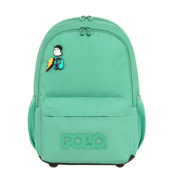 Σακίδιο Πλάτης POLO Pins 901059-6700 Πράσινο Ανοιχτό