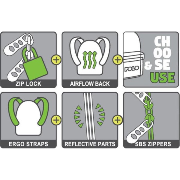 Σακίδιο Πλάτης POLO Original 2024 Κόκκινο 9-01-135-3000 ΣΧΟΛΙΚΑ ΕΙΔΗ