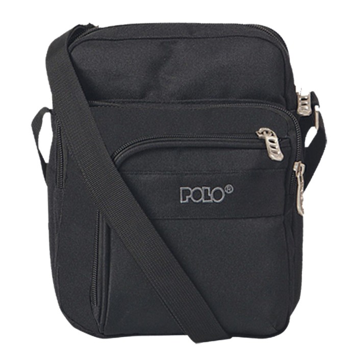 Τσαντάκι Ώμου Polo Strike L 907008-2001 Μαύρο ΤΣΑΝΤΕΣ & ΠΟΡΤΟΦΟΛΙΑ