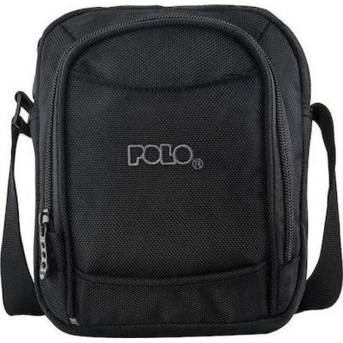Τσαντάκι Ώμου Polo Vertical Small 907070-2000 Μαύρο ΤΣΑΝΤΕΣ & ΠΟΡΤΟΦΟΛΙΑ