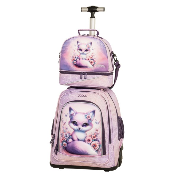 Τροχήλατο Σακίδιο Πλάτης Polo Trolley Orbit 965056-8425 Cute Fox