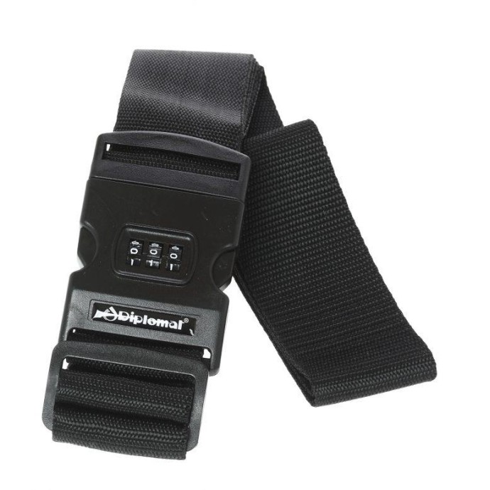 Ιμάντας Βαλιτσών Με Συνδυασμό Diplomat Μαύρο ΑΞΕΣΟΥΑΡ