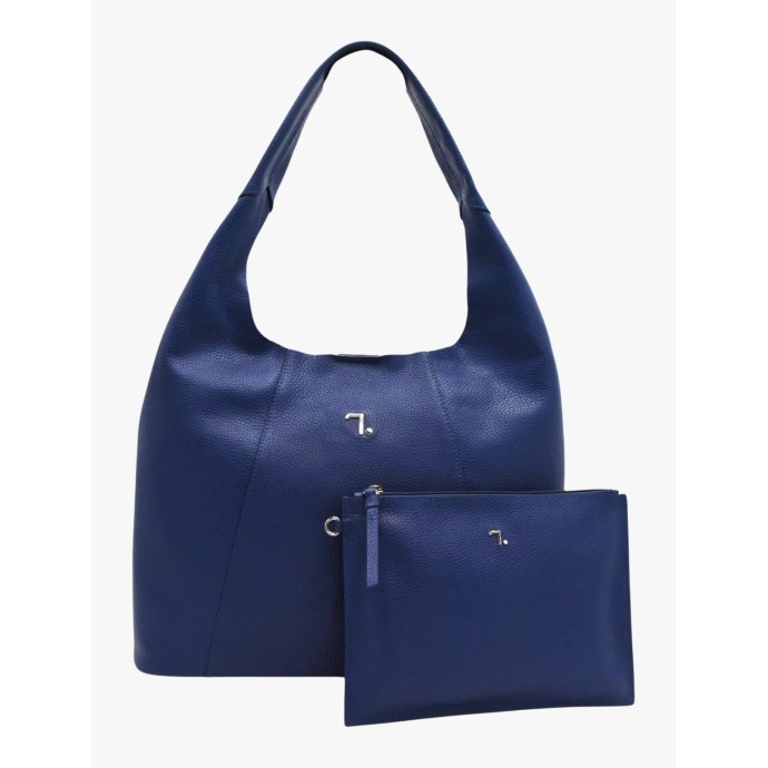 Τσάντα Γυναικεία Δερμάτινη 7.Dots Alkioni-15-112 Μπλε 