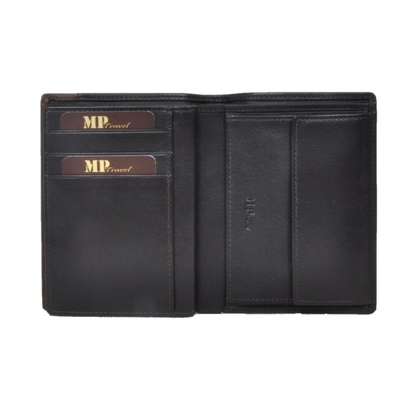Πορτοφόλι Oρθιο Δερμάτινο Marta Ponti Travel B123292-D.BR Dark Brown Πορτοφόλι Oρθιο Δερμάτινο Marta Ponti Travel B123292-D.BR Dark Brown
