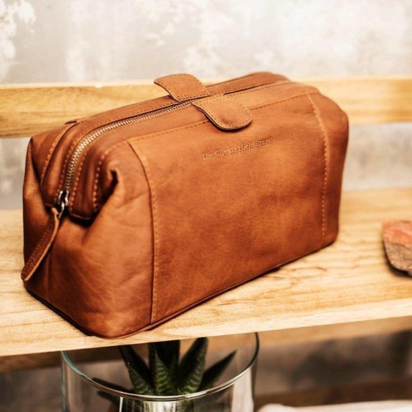 Νεσεσέρ Καλλυντικών Δερμάτινο The Chesterfield Brand Vince C08.017131 Cognac ΤΣΑΝΤΕΣ & ΠΟΡΤΟΦΟΛΙΑ