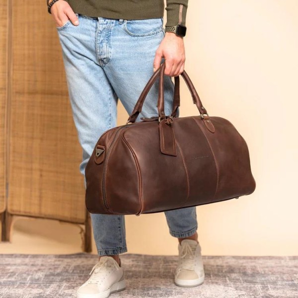 Δερμάτινος Σάκος Ταξιδίου The Chesterfield Brand William C20.000401 Brown