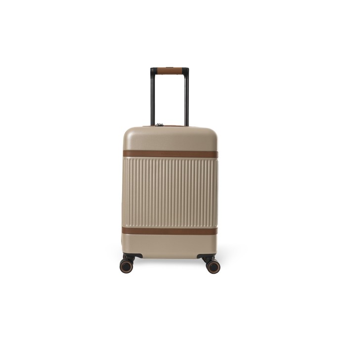 Βαλίτσα Καμπίνας Σκληρή The Chesterfield Brand Zuna 55cm Champagne