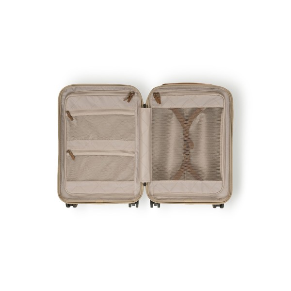 Βαλίτσα Καμπίνας Σκληρή The Chesterfield Brand Zuna 55cm Champagne