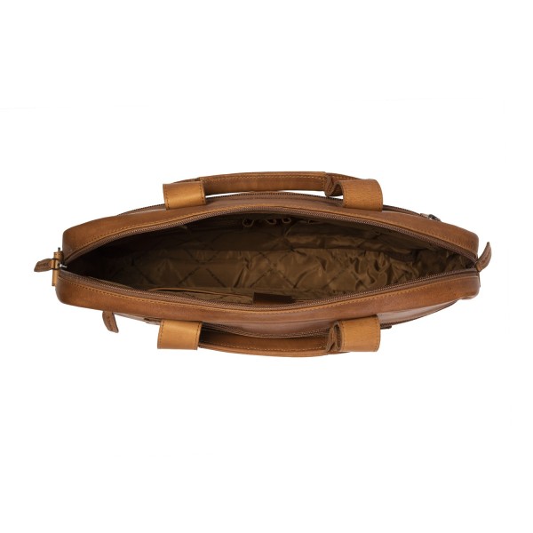 Επαγγελματική Τσάντα - Χαρτοφύλακας Δερμάτινος The Chesterfield Brand Calvi C40.103331 Cognac