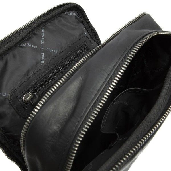 Τσαντάκι 'Ωμου Δερμάτινο The Chesterfield Brand Alva C48.095500 Black