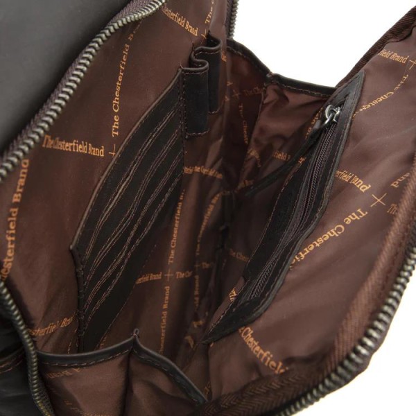 Τσαντάκι 'Ωμου Δερμάτινο The Chesterfield Brand Alva C48.095501 Καφέ