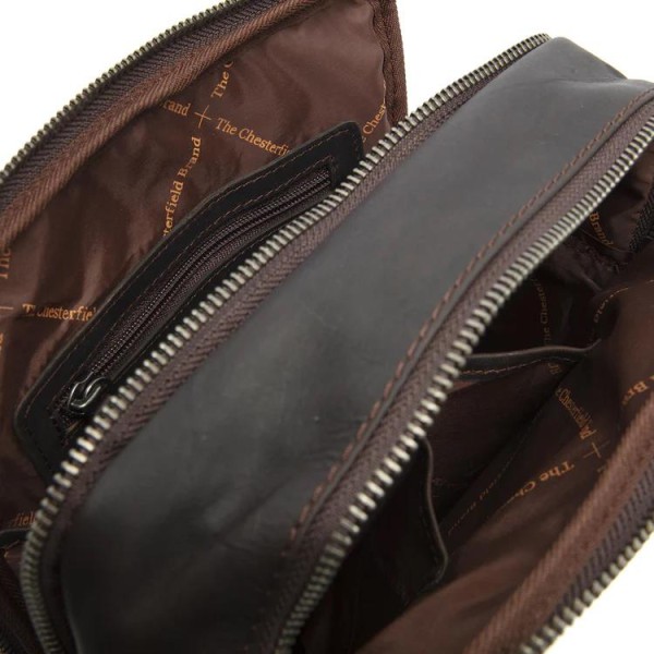 Τσαντάκι 'Ωμου Δερμάτινο The Chesterfield Brand Alva C48.095501 Καφέ