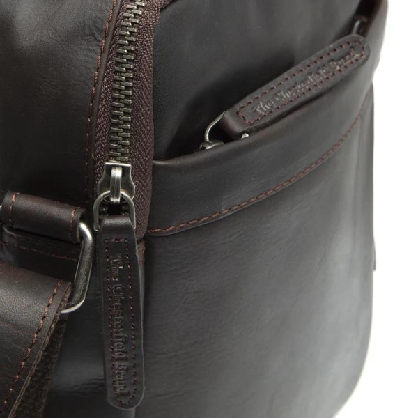 Τσαντάκι 'Ωμου Δερμάτινο The Chesterfield Brand Alva C48.095501 Καφέ