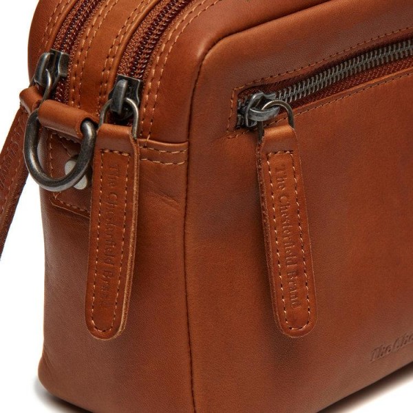 Τσάντα Ώμου Δερμάτινη The Chesterfield Brand Samoui C48.122231 Cognac ΤΣΑΝΤΕΣ & ΠΟΡΤΟΦΟΛΙΑ