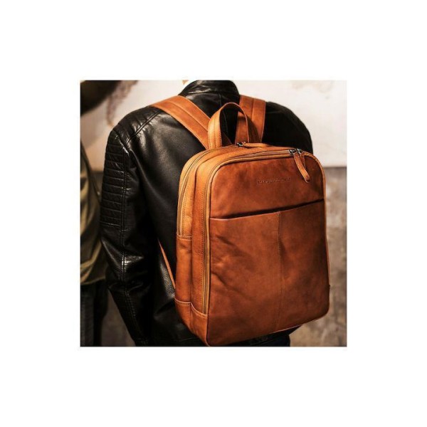 Σακίδιο Πλάτης Δερμάτινο The Chesterfield Brand Dex C58.017500 Black