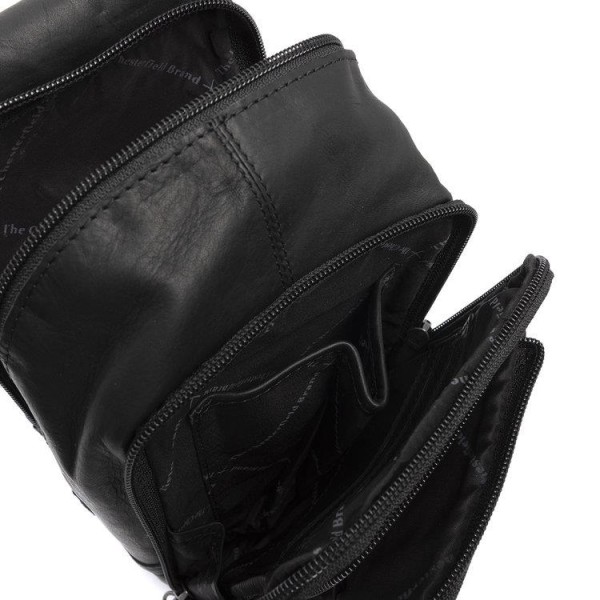 Τσαντάκι Ώμου Διαγώνιο (Sling) The Chesterfield Brand Riga C58.028400 Black ΤΣΑΝΤΕΣ & ΠΟΡΤΟΦΟΛΙΑ