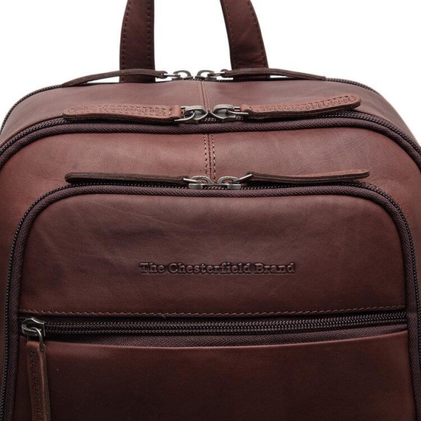 Σακίδιο Πλάτης Δερμάτινο The Chesterfield Brand Detroit C58.031701 Brown ΣΑΚΙΔΙΑ ΠΛΑΤΗΣ