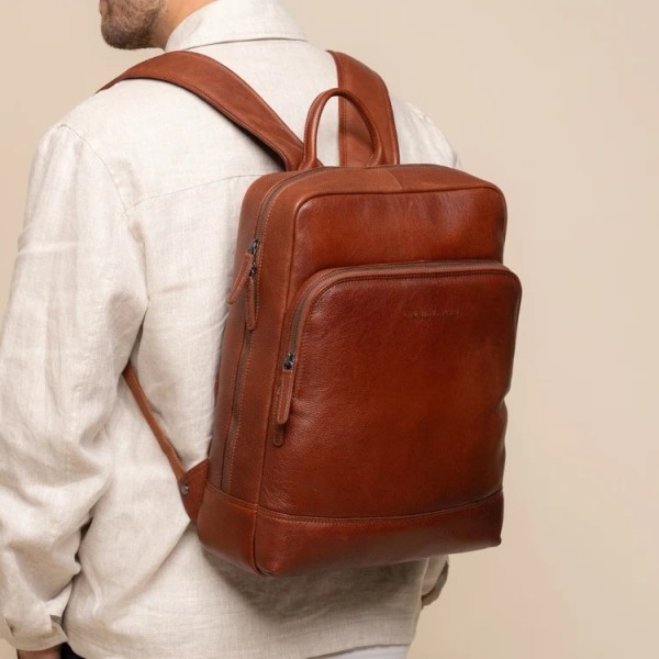 Σακίδιο Πλάτης Δερμάτινο The Chesterfield Brand Marvello Soft Series C58.035031 Cognac Σακίδιο Πλάτης Δερμάτινο The Chesterfield Brand Marvello Soft Series C58.035031 Cognac