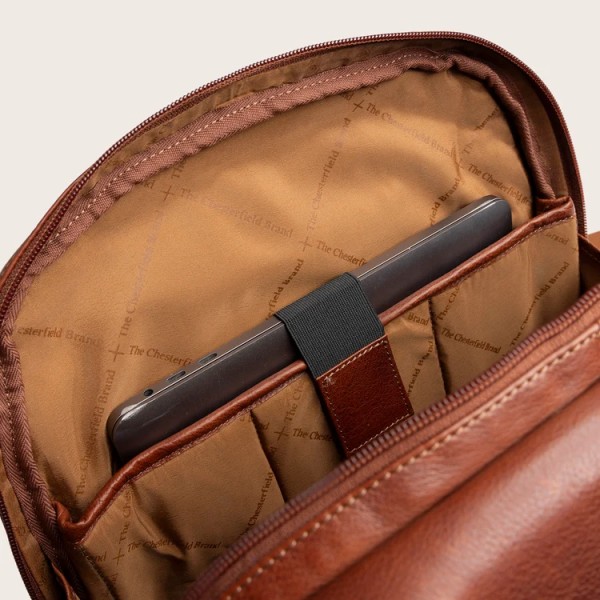 Σακίδιο Πλάτης Δερμάτινο The Chesterfield Brand Serenzo Soft Series C58.035131 cognac Σακίδιο Πλάτης Δερμάτινο The Chesterfield Brand Serenzo Soft Series C58.035131 cognac
