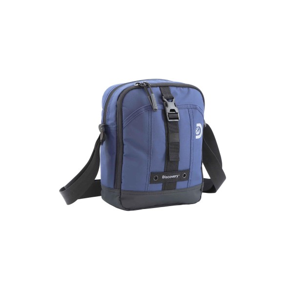 Τσαντάκι Ώμου Discovery Downtown Shield Rpet Utility Bag D00113-39 Μπλε ΤΣΑΝΤΕΣ & ΠΟΡΤΟΦΟΛΙΑ