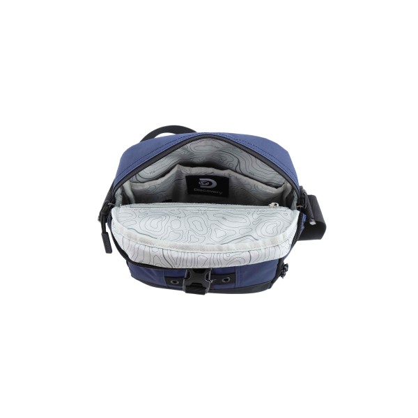 Τσαντάκι Ώμου Discovery Downtown Shield Rpet Utility Bag D00113-39 Μπλε ΤΣΑΝΤΕΣ & ΠΟΡΤΟΦΟΛΙΑ