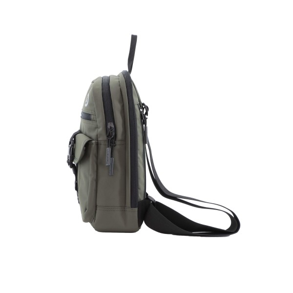 Σακίδιο Πλάτης - Διαγώνιο Discovery Shield Rpet Sling Bag D00116.11 Χακί ΤΣΑΝΤΕΣ & ΠΟΡΤΟΦΟΛΙΑ