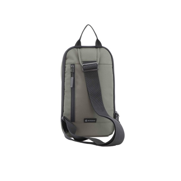 Σακίδιο Πλάτης - Διαγώνιο Discovery Shield Rpet Sling Bag D00116.11 Χακί ΤΣΑΝΤΕΣ & ΠΟΡΤΟΦΟΛΙΑ