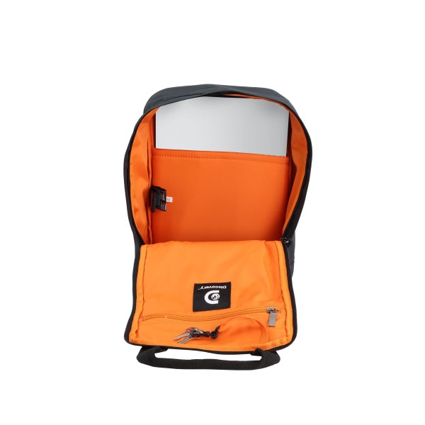 Σακίδιο Πλάτης Discovery Cave Taslon Rpet Laptop Backpack D00810.06 Black ΣΑΚΙΔΙΑ ΠΛΑΤΗΣ