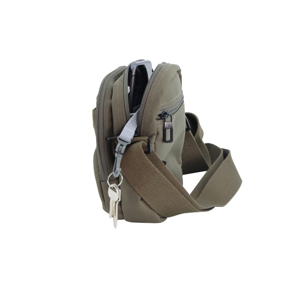 Τσαντάκι Ώμου Discovery Downtown Utility Bag Rpet D00911-11 Χακί