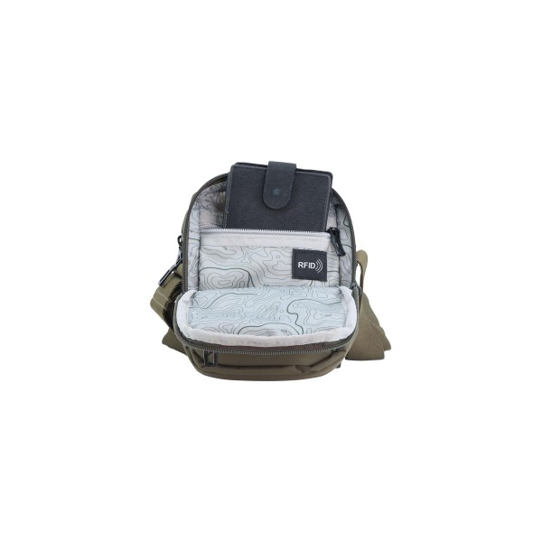 Τσαντάκι Ώμου Discovery Downtown Utility Bag Rpet D00911-11 Χακί