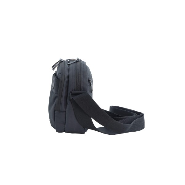 Τσαντάκι Ώμου Discovery Downtown Utility Bag Rpet D00911.06 Μαύρο ΤΣΑΝΤΕΣ & ΠΟΡΤΟΦΟΛΙΑ